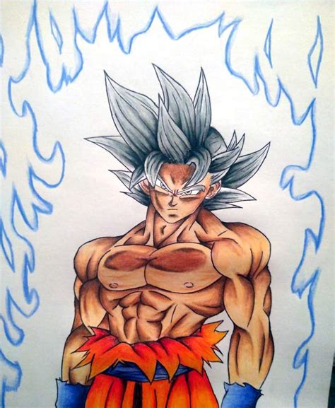 lapiz dibujos de goku|dibujo de goku ultra instinto.